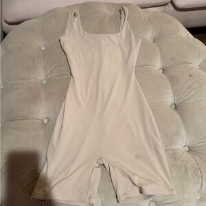 Naked Wardrobe Beige Shapewear Bodysuit
